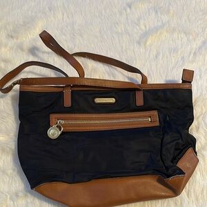 Michael Kors Black and Brown Women's Bag